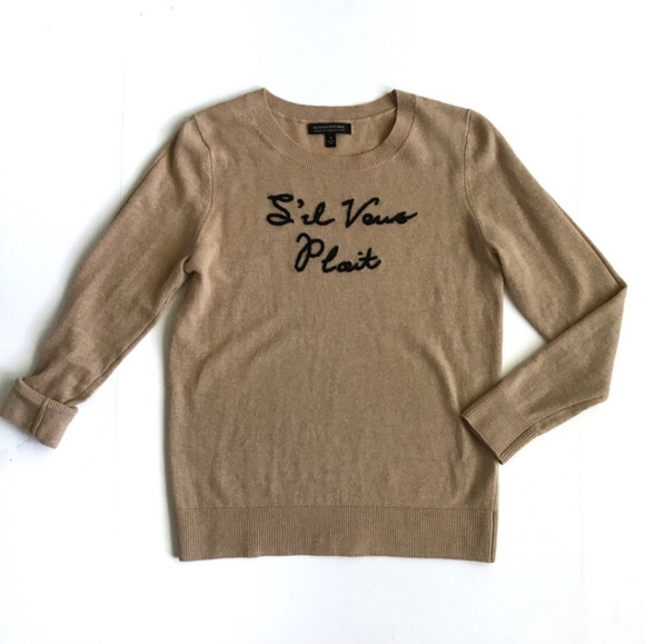 Banana Republic s’il vous plait cashmere sweater - Picture 2 of 4